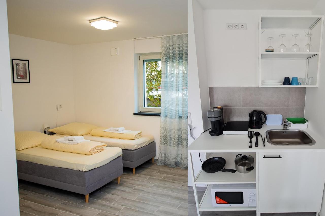 Modern Living Studio Kueche Netflix Inklusive Top Lage Nürnberg Exterior foto